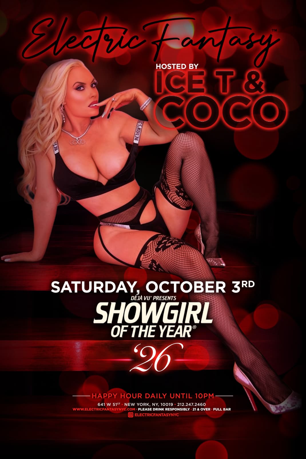Showgirl of the Year® hosted by Ice-T and Coco at Larry Flynt's HUSTLER Club® New York